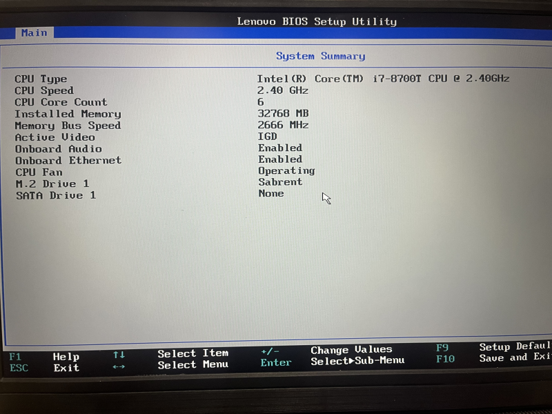 Lenovo 小型PC ThinkCentre M920q
