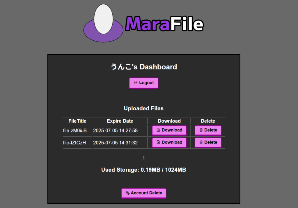 MaraFile anonymous uploader file-sharing