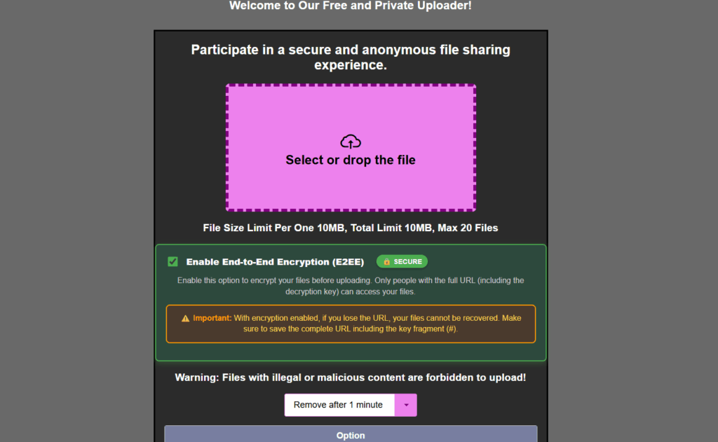 MaraFile anonymous uploader file-sharing