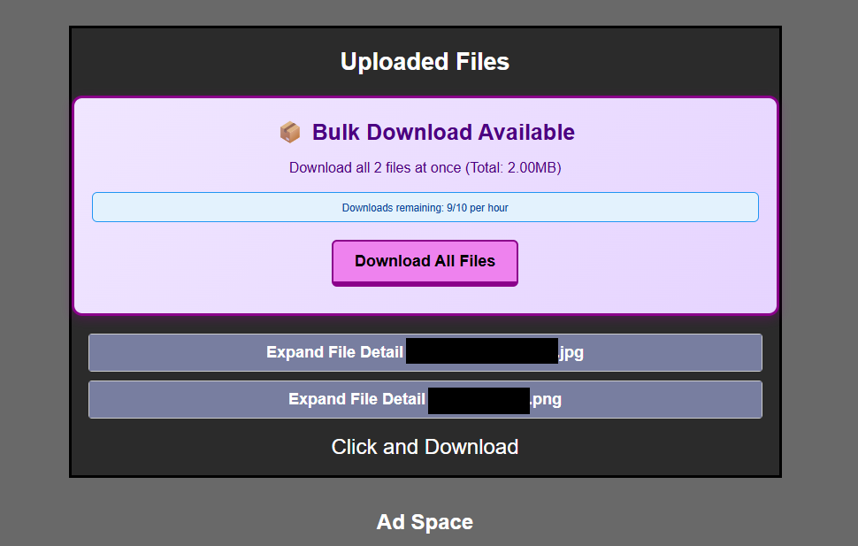 MaraFile uploader anonymous privacy